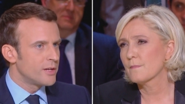 Marine Le Pen en tête devant Macron