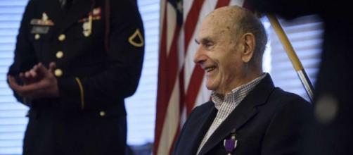 Still one of us': 92-year-old gets Purple Heart from WWII ... - beaumontenterprise.com