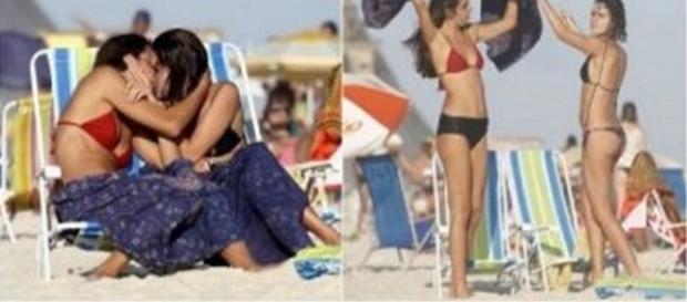 Bruna foi flagrada com sua namorada em praia em Alagoas Bruna foi flagrada com sua namorada em praia em Alagoas