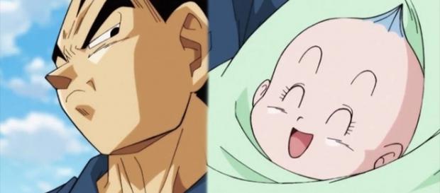 Enternecedor momento de Vegeta y Bra en el capítulo 83. Enternecedor momento de Vegeta y Bra en el capítulo 83.