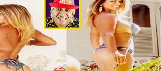 Mulher de Tiririca faz ensaio bem sensual Mulher de Tiririca faz ensaio bem sensual