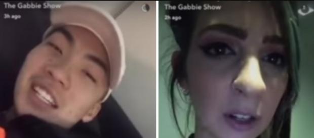 Screenshot of The Gabbie Show and RiceGum, via YouTube ('The Gabbie Show' Gabbie Hanna ATTACKED By Ricegum?! FOOTAGE) Screenshot of The Gabbie Show and RiceGum, via YouTube ('The Gabbie Show' Gabbie Hanna ATTACKED By Ricegum?! FOOTAGE)