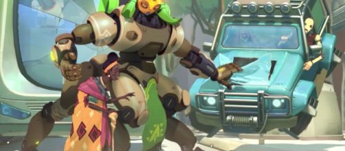 Here’s Orisa being adorable but is a toughie at the same time. | Polygon.com