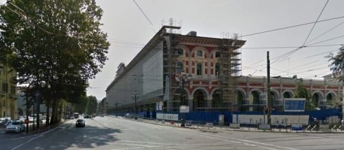 La stazione di Torino Porta Nuova durante i lavori di ristrutturazione.