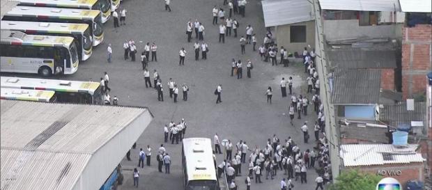 (Foto: Reprodução / TV Globo) Viação São Silvestre. (Foto: Reprodução / TV Globo) Viação São Silvestre.