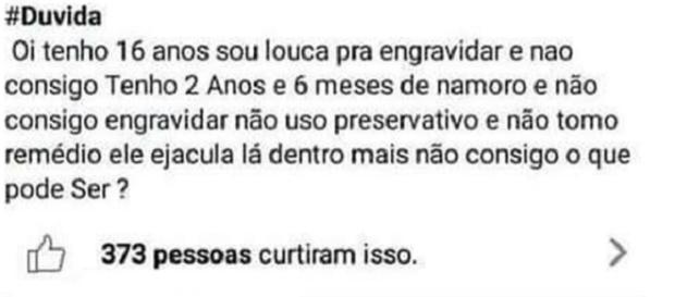 Homem dá tirada em garota que tentava engravidar mandando a menina estudar Homem dá tirada em garota que tentava engravidar mandando a menina estudar