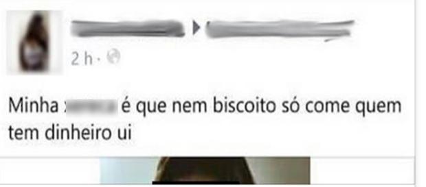 Mulher é humilhada após post polêmico. Mulher é humilhada após post polêmico.