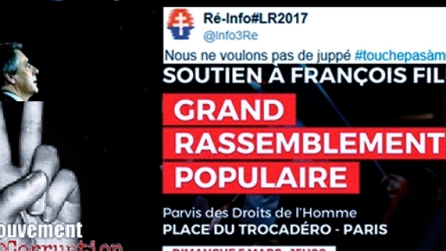 Le mouvement Stop corruption manifestera à la République, Sens Commun et les fillonistes au Trocadéro, sauf débordements