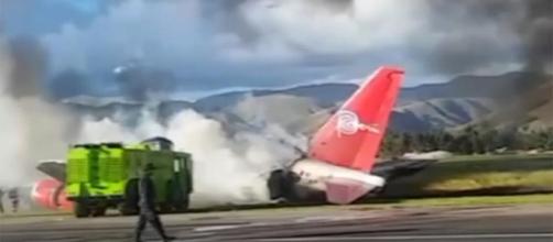 Passenger jet catches fire in Peru - no injuries reported | Euronews - euronews.com