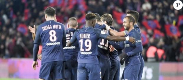 La joie après le but d'Adrien Rabiot lors du match opposant le ... - purepeople.com La joie après le but d'Adrien Rabiot lors du match opposant le ... - purepeople.com