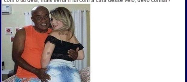 Loira com o suposto tio dela, Kid Bengala, famoso ator de filmes pornôs Loira com o suposto tio dela, Kid Bengala, famoso ator de filmes pornôs