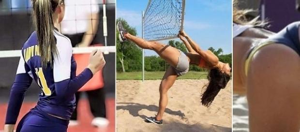 Muitas pessoas adoram assistir a jogos de voleibol por outros motivos Muitas pessoas adoram assistir a jogos de voleibol por outros motivos