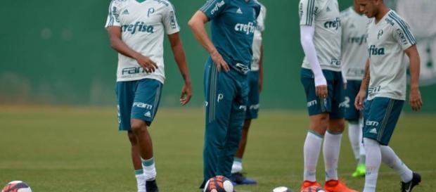 Palmeirense se machuca defendendo a seleção Palmeirense se machuca defendendo a seleção