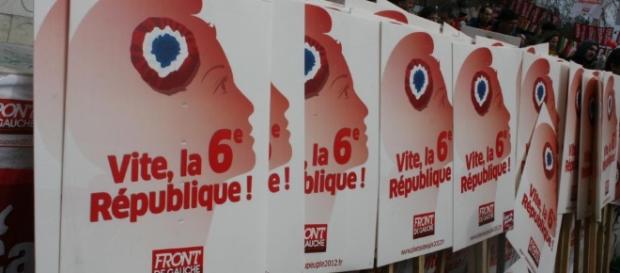 Poster Front de gauche - la VIème République Poster Front de gauche - la VIème République