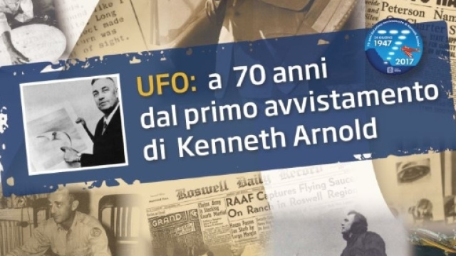 Locandina del 'Convegno Nazionale Straordinario' di ufologia di Roma.