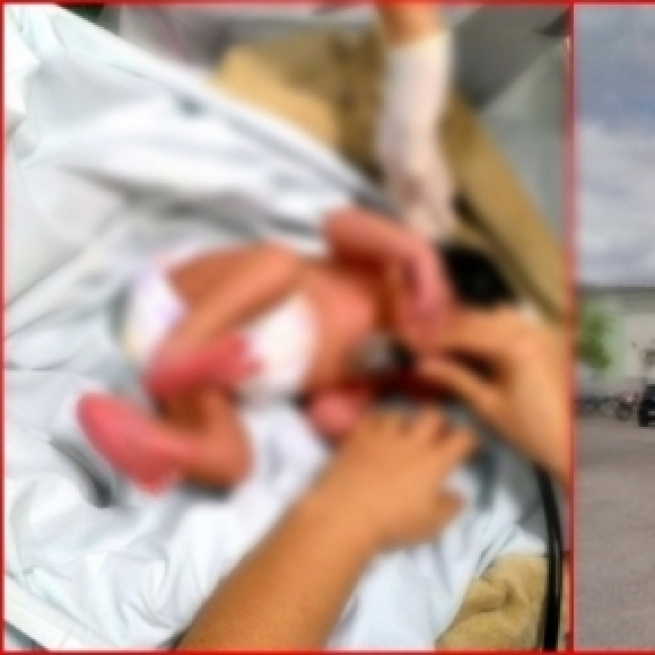 Mãe abandonou bebê e fugiu para o centro da cidade