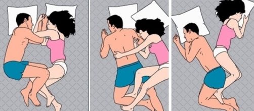 A felicidade de um casal pode ser definida através da posição que eles costumam dormir juntos