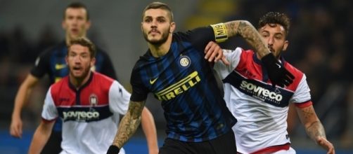 L'attaccante argentino dell'Inter, Mauro Icardi.