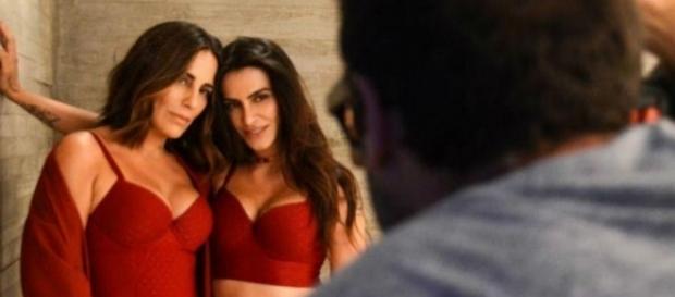 Cléo e Glória Pires fotografaram juntas (Foto: Divulgação) Cléo e Glória Pires fotografaram juntas (Foto: Divulgação)