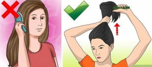 Escovar os cabelos com frequência é um hábito que deve ser evitado Escovar os cabelos com frequência é um hábito que deve ser evitado