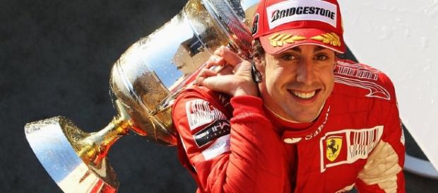 Fernando Alonso during happy times at Ferrari. (Source:pinterest.com) Fernando Alonso during happy times at Ferrari. (Source:pinterest.com)