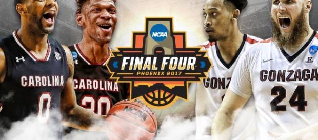 Gonzaga vs South Carolina y North Carolina vs Oregon es el Final Four del 2017 Gonzaga vs South Carolina y North Carolina vs Oregon es el Final Four del 2017