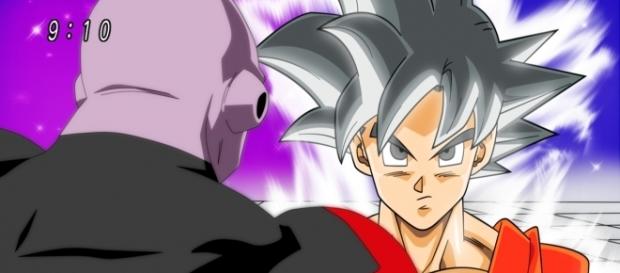 Jiren se enfrenta a Goku en Fase White Jiren se enfrenta a Goku en Fase White