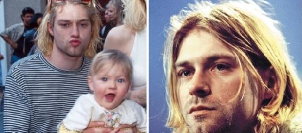 Kurt Cobain com Frances Bean, em 1993 Kurt Cobain com Frances Bean, em 1993