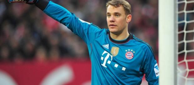 Manuel Neuer, portero alemán del Bayern de Munich Manuel Neuer, portero alemán del Bayern de Munich