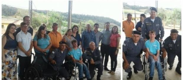 Polícia Militar faz ato de caridade Polícia Militar faz ato de caridade