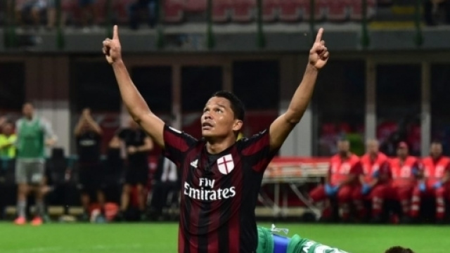 Carlos Bacca, preferito in attacco a Lapadula contro il Pescara