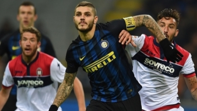 L'attaccante argentino dell'Inter, Mauro Icardi.