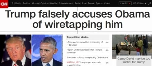 CNN rushes to judgment just hours after Trump makes wiretapping claim (Screenshot by Marlin Bressi).
