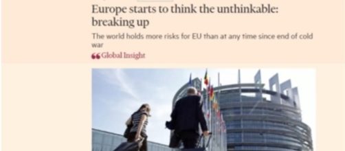 L'Unione Europea non è un processo irreversibile, scrive il Financial Times.