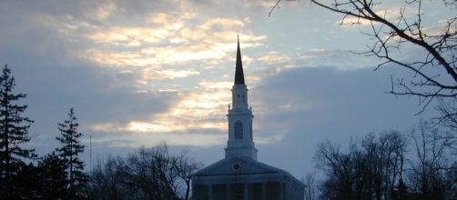 Middlebury College Chapel, Middlebury, VT" by Doug Linder | Redbubble - redbubble.com