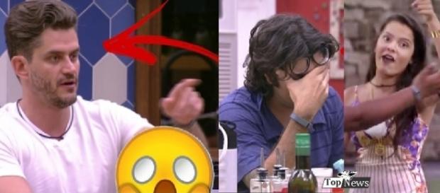 Ilmar, após fazer um alerta a Marcos sobre a sister Emilly Ilmar, após fazer um alerta a Marcos sobre a sister Emilly