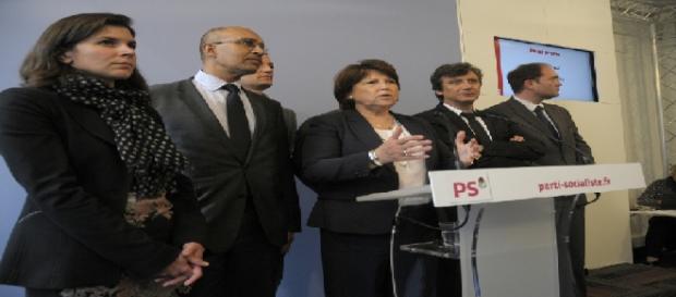Le 22 mai 2012, Martine Aubry tient un point presse Le 22 mai 2012, Martine Aubry tient un point presse