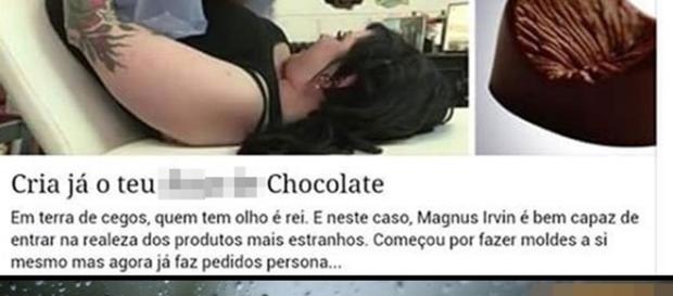 Loja fabrica chocolates em formatos bizarros e bomba na internet. Loja fabrica chocolates em formatos bizarros e bomba na internet.