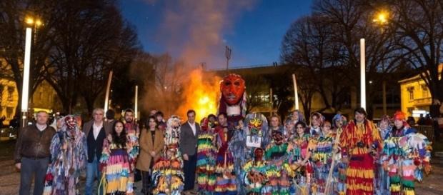 "Queima do diabo" - Carnaval dos caretos 2017, em Bragança "Queima do diabo" - Carnaval dos caretos 2017, em Bragança