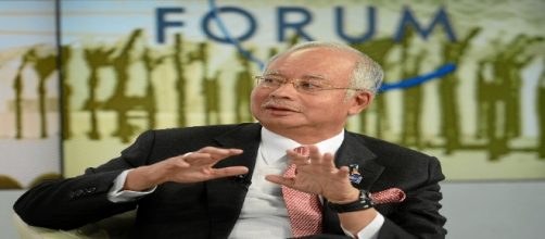 Le 25 janvier 2013, Najib Razak, Premier ministre malaisien, au forum économique de Davos