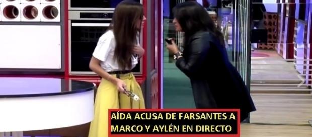 Aída les ha dicho en la cara a Marco y Aylén que son unos farsantes Aída les ha dicho en la cara a Marco y Aylén que son unos farsantes