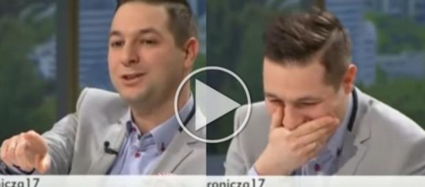 Wiceminister sprawiedliwości nie mógł zapanować nad śmiechem. Wiceminister sprawiedliwości nie mógł zapanować nad śmiechem.