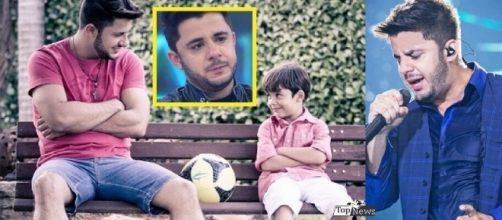 Filho de Cristiano Araújo comove fãs com reação ao ver o pai em vídeo na TV