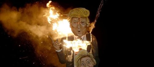Trump' Goes Down in Flames During Britain's Bonfire Night - newsweek.com