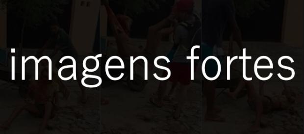 Adolescentes espacam travesti no Ceará Adolescentes espacam travesti no Ceará