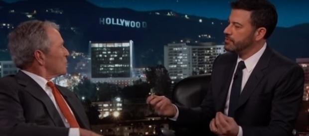 George W. Bush durante il talk show (Credit: Jimmy Kimmel Live/YouTube) George W. Bush durante il talk show (Credit: Jimmy Kimmel Live/YouTube)