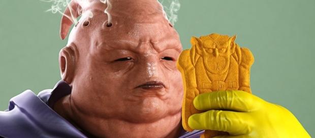 Majin Boo comento biscoito de babidi Majin Boo comento biscoito de babidi