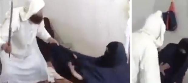 Mulheres recebem surra de marido islamita que pode agredir suas mulheres. Mulheres recebem surra de marido islamita que pode agredir suas mulheres.