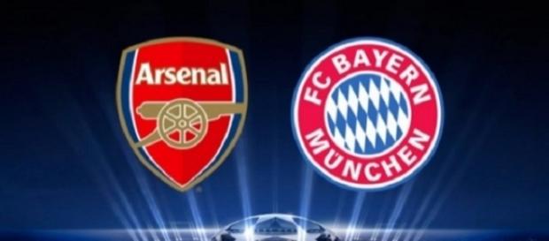 O Bayern de Munique venceu o Arsenal por 5-1 na 1.ª mão O Bayern de Munique venceu o Arsenal por 5-1 na 1.ª mão