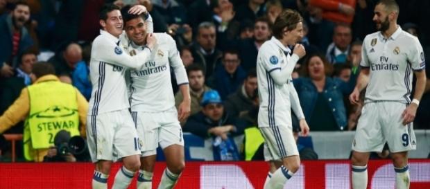 O Real Madrid venceu a primeira mão por 3-1 O Real Madrid venceu a primeira mão por 3-1